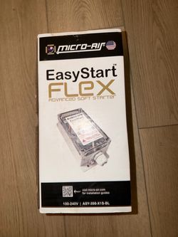 Micro air, easy star flex soft start- I will install for 1,100