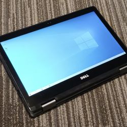 Dell Touchscreen 14" 2 in 1 Laptop/Tablet  Intel Core i5 CPU 16 GB RAM 256 GB SSD 1080P LCD Webcam HDMI Wi-Fi Bluetooth USB C Port Windows 10