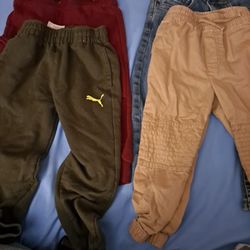 Misc. Boys Pants (sizes 3t, 4t, And Boys Size 4)