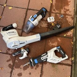 Hart Tolls, hand vaccum, blower, flashlight and HART 20-Volt Brushless Reciprocating Saw HPRS011