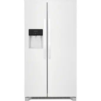Frigidaire 25.6 White Side By Side Fridge