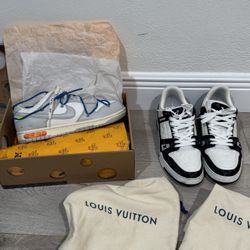 Lv Trainer Off White Dunks 