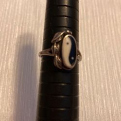Ring size 6 3/4 Yang Yang Sterling silver