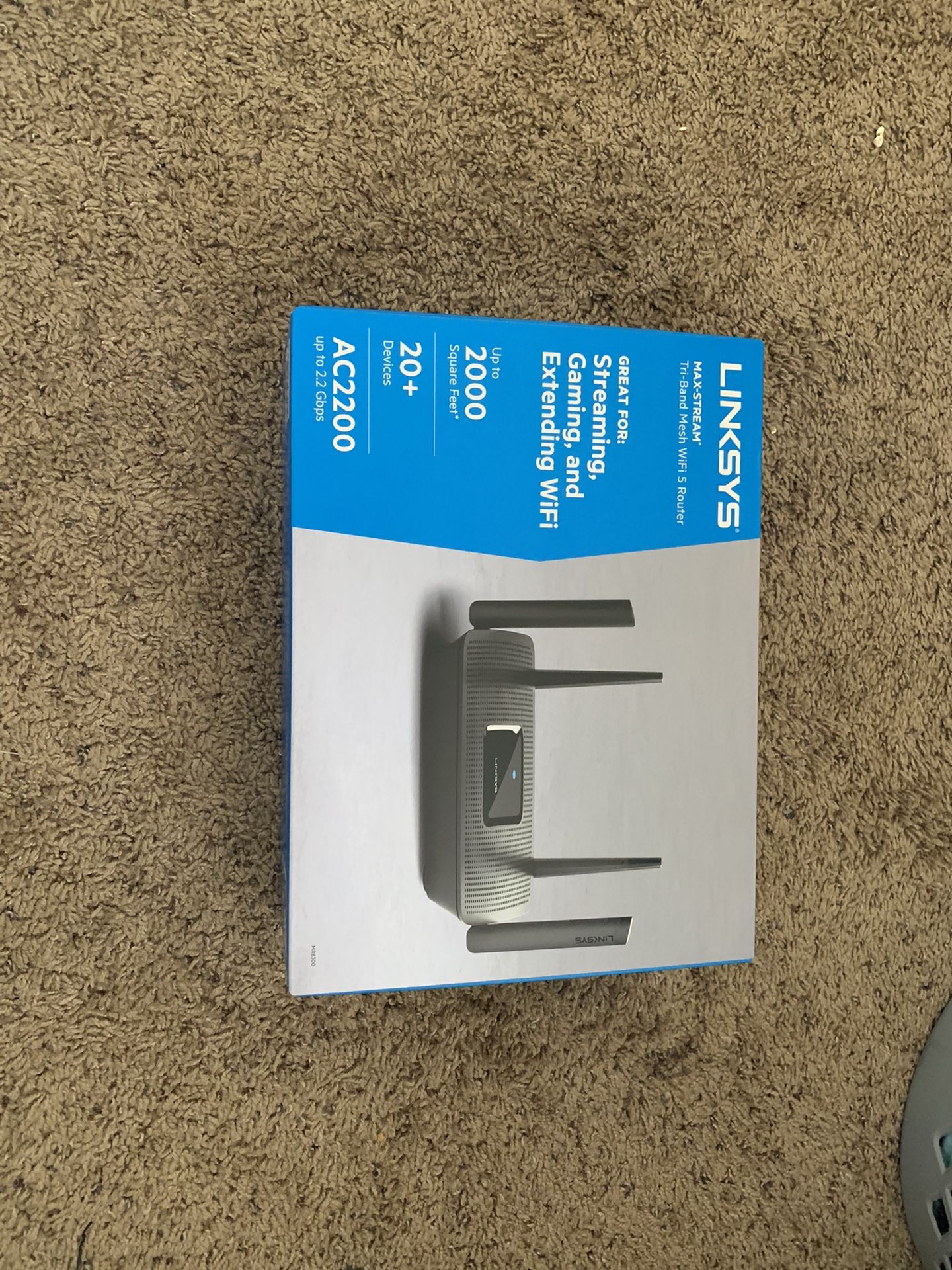 LINKSYS Tri-Band mesh WIFI 5 Router