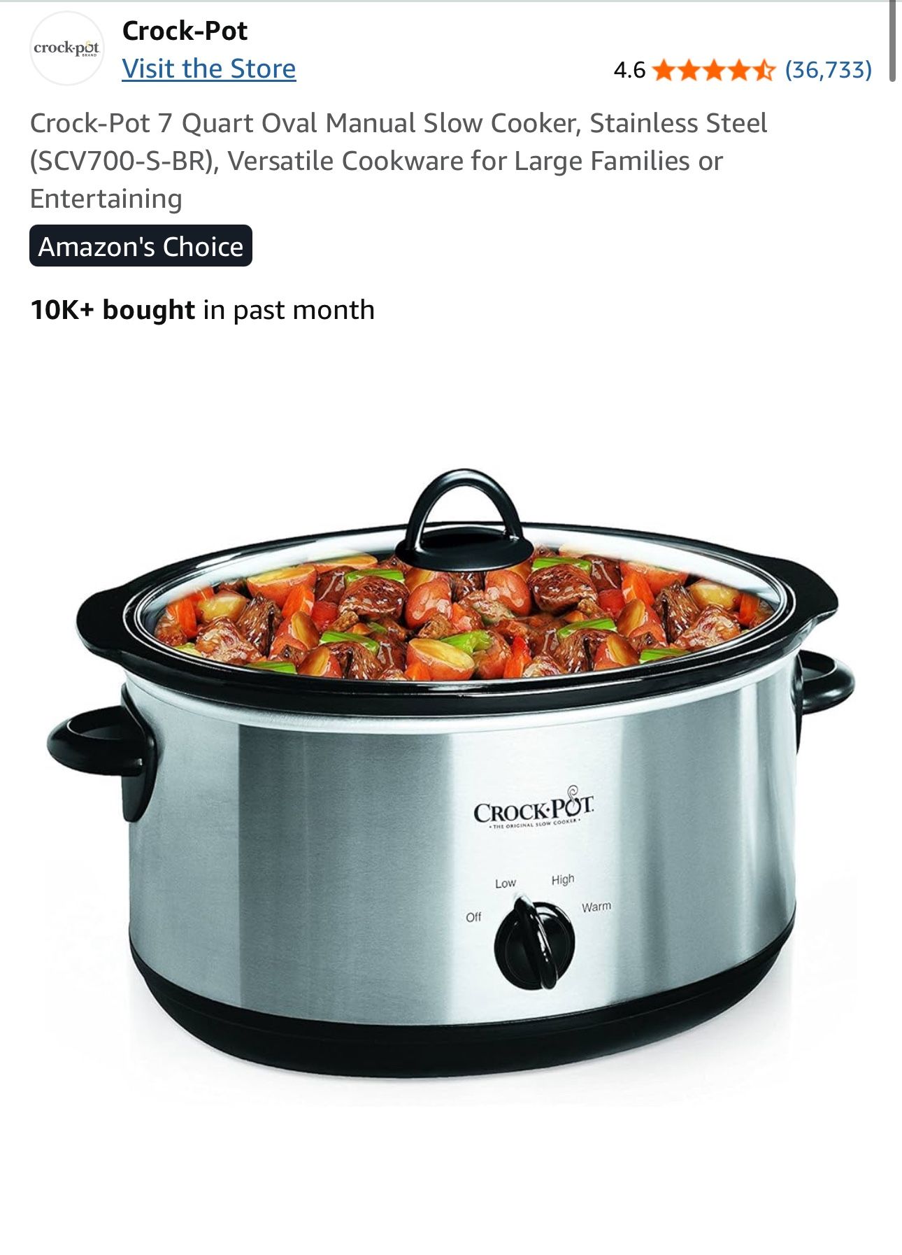 Crock Pot Brand New