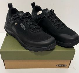 KEEN Citizen EVO WP Men’s 12 Waterproof Hiking Trail Shoes Triple Black -New In Box
