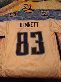 Authentic NFL Titans Bennett Away Jersey