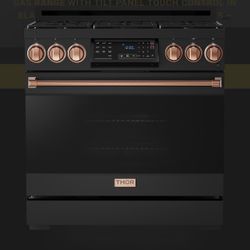 Thor Gordon Ramsey Designer Gas Range Stainless Or Black