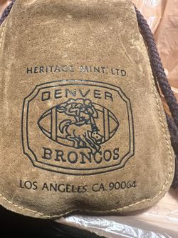 Denver Broncos Vintage 1976 Numbered Belt Buckle