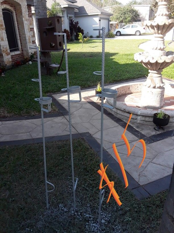Fishing ROD Holder With Beer Holder