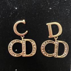 CD Earring Gold Plated 