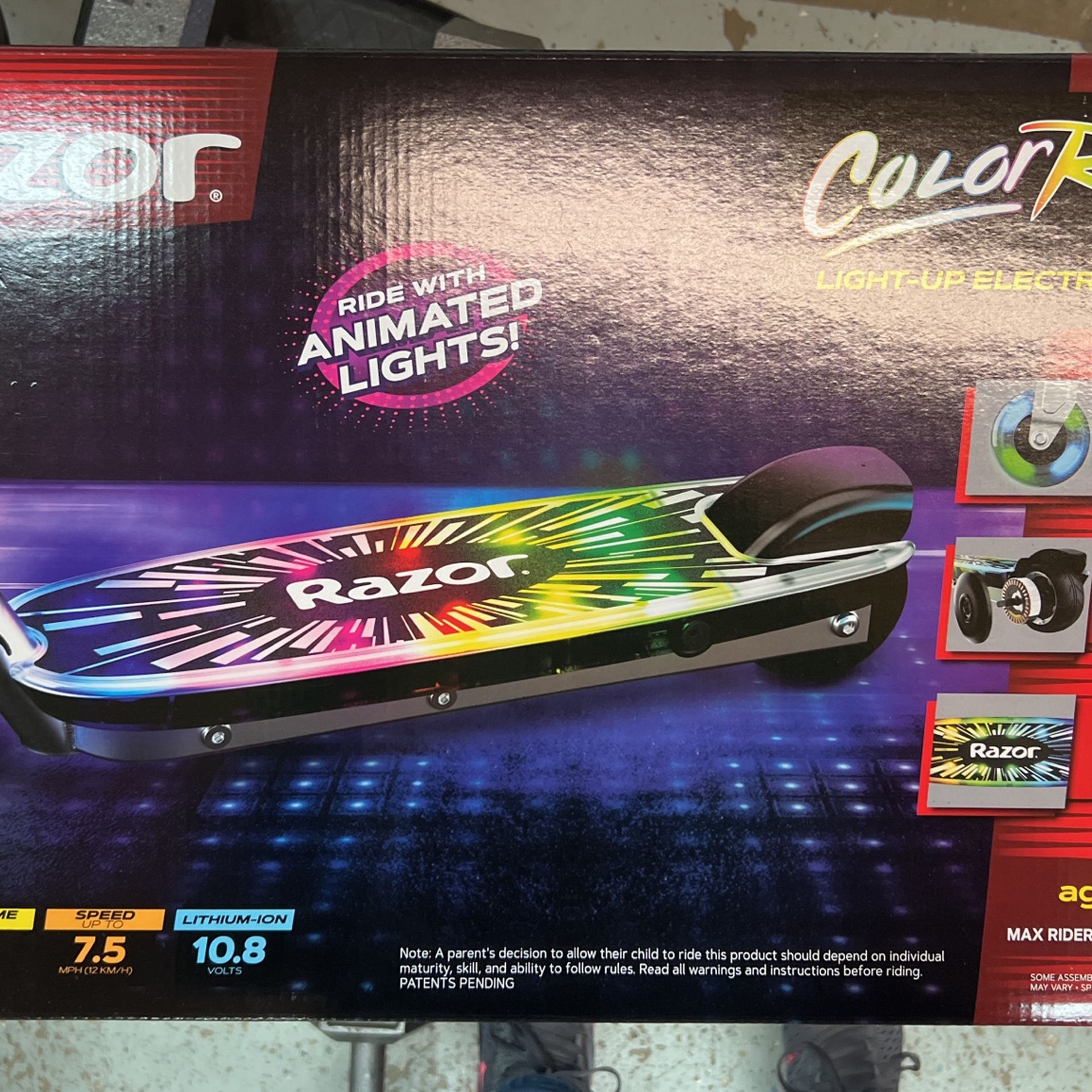 Light Up Electric Scooter