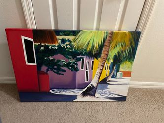 Large 24x36 Authentic original oil painting “Island House” from 2007