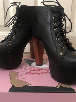Jeffrey Campbell Lita Black Size 8