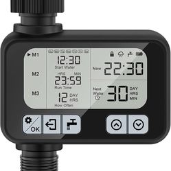 IRRIGOLD Sprinkler Timer for Yard Irrigation Watering Timer for Garden Hose Timer 3 Programming Setting with Kids Safety Lock