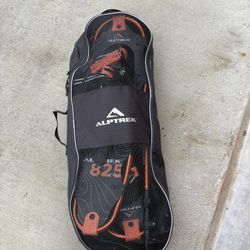 Alptrek 825 Snowshoe & Carry Bag, Black/Orange 