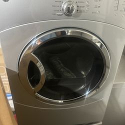 Gray GE Front Load Electric Dryer