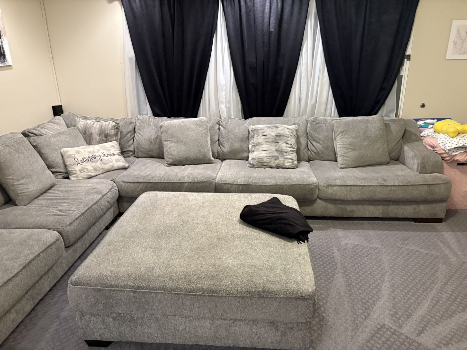 Sectional And Ottoman