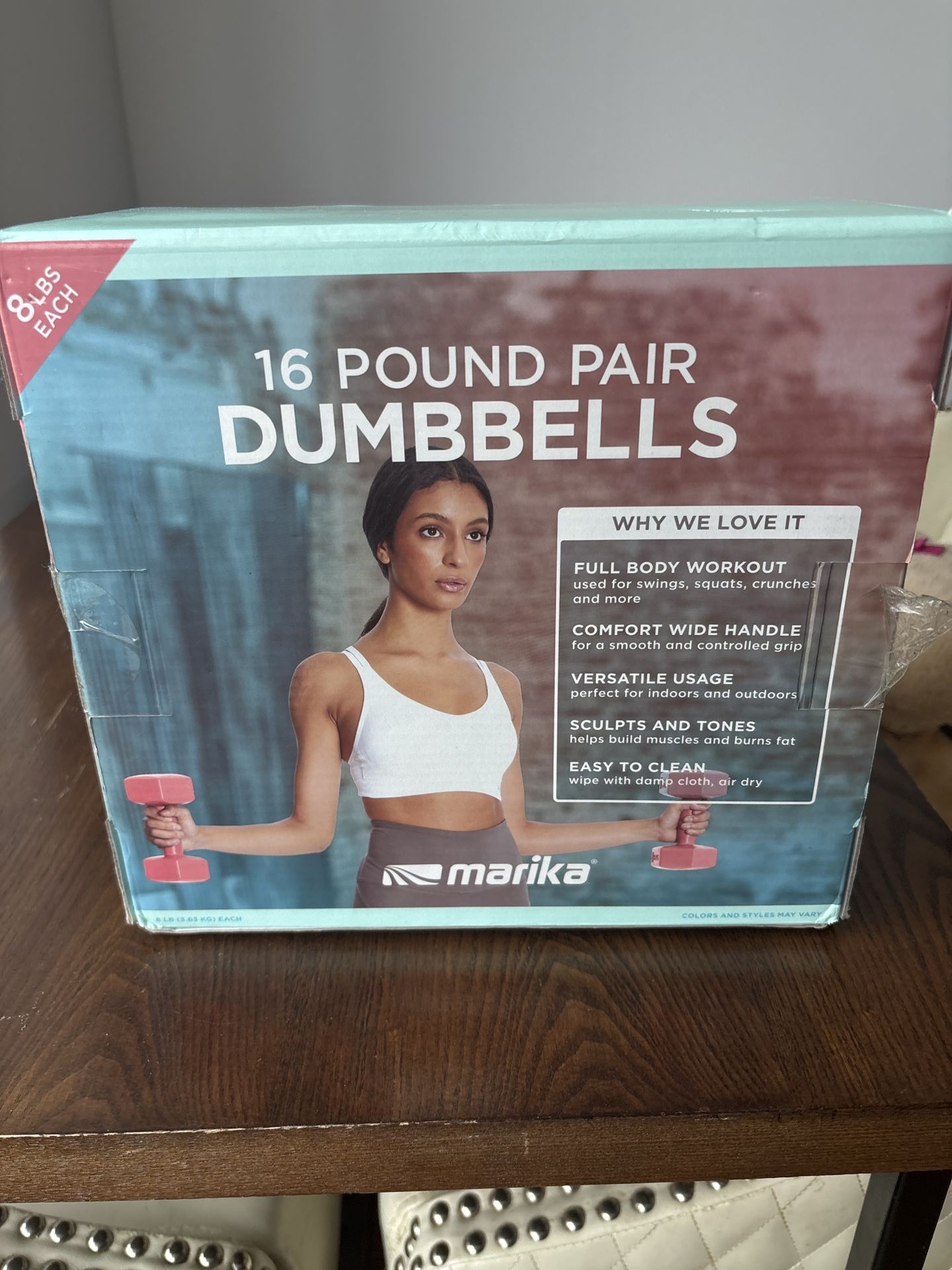 Marika 16 Pound Pair Dumbbells