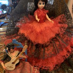 Two Beautiful Super Large Dolls 