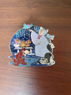 Disney Cinderella supporting cast collectors enamel pin