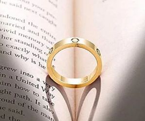 Gold Love Ring