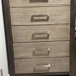 Drawer Chest, Dresser With Mirror And 2 Night Stands