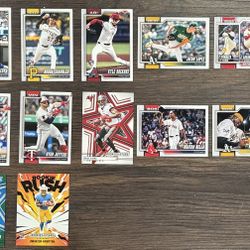 Baseball And Football Cards Lot 