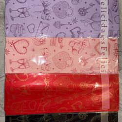 Felicidades Floral Bouquet Wrapping Paper