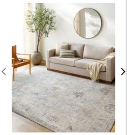 New 9x12 Vintage Blue Gray Slate Rug, “Marlene” by Becki Owens x Livabliss
