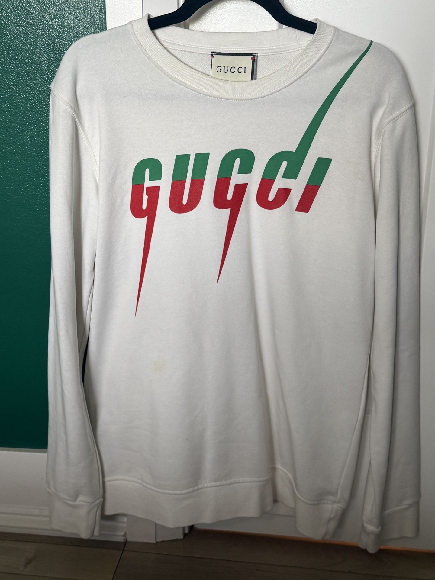 Gucci Blade logo-print cotton sweatshirt