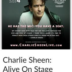 Charlie Sheen Tickets