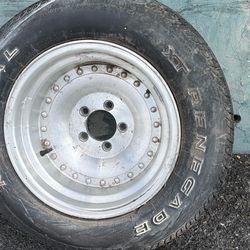 One centerline Style 15 Inch aluminum wheel, 5 On 4.5 Lugs, Fits Ford, Toyota, and More
