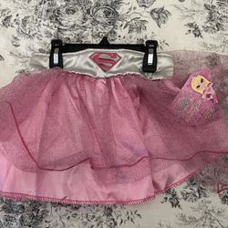Super Girl Tutu Skirt New with tag Size 4-6 kids