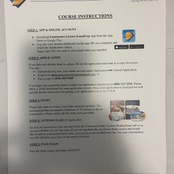 California -General Contractors Study Manual And Practice Exam 