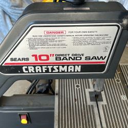 10 Inch Craftsman Direct Drive Band Saw