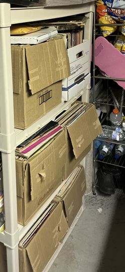 Multiple Boxes Of Various Vinyl