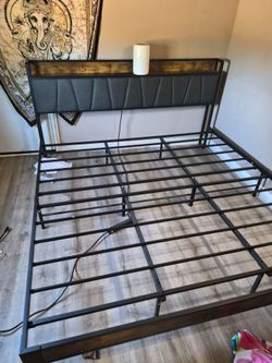 King size bed frame
