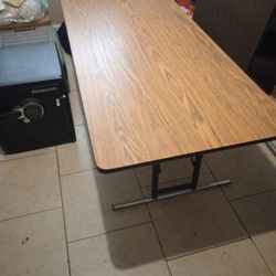 72" X 30" Wood Table