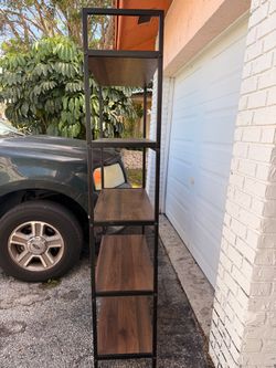 Shelf - 5 Tier Wood Shelf