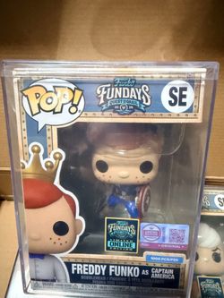 Funko Pop Freddy Funko as Captain America SE