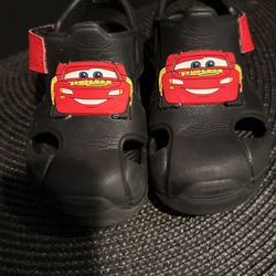 Disney’s Kids Cars Lightning McQueen Slide Sandals 5/6 Toddler