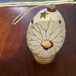 Hand painted Duck Egg Ornament - Colorado Artist