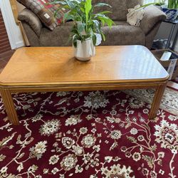 Rectangular Wooden Coffee Table 