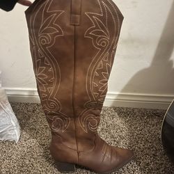 Brown Long Boots 