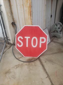 Street Stop Sign