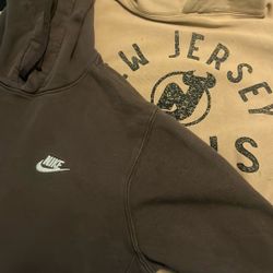 New Jersey Devils Hoodie & Nike Brown Hoodie 