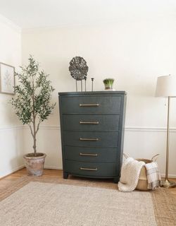 Talll and Large sophisticated  dresser  5 drawers.