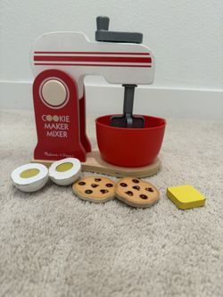 Wooden Kids Cookie Maker Mixer 