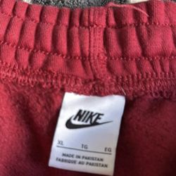 Nike Burgundy Sweats